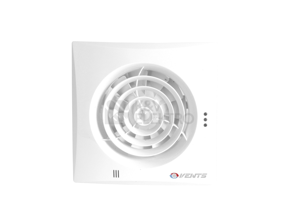 Obrázek produktu Tichý axiální koupelnový ventilátor se zpětnou klapkou VENTS 100 QUIET 1009671 3