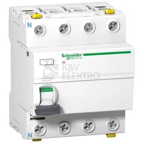 Proudový chránič Schneider Electric Acti9 iID 4P 63A 30mA A A9Z21463