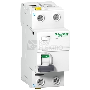 Obrázek produktu Proudový chránič Schneider Electric Acti9 iID 2P 40A 30mA A A9Z21240 0