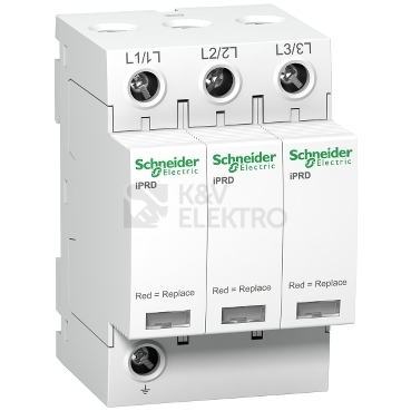 Obrázek produktu Svodič přepětí IPRD20 3P T2 Schneider Electric A9L20300 0