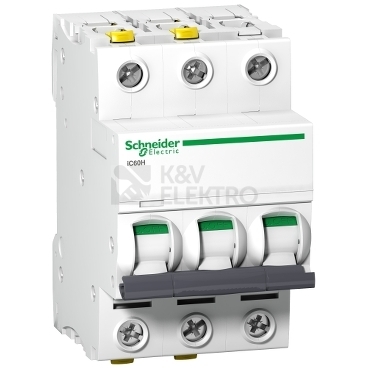 Obrázek produktu Jistič Schneider Electric Acti9 iC60H 3P 32A C A9F07332 0