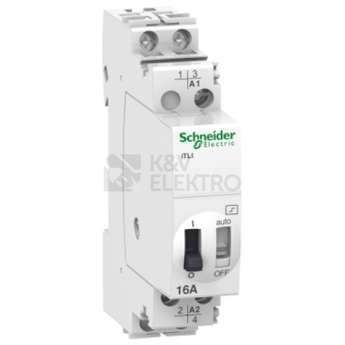 Impulzní relé Schneider Electric Acti9 iTLI 2P 1NO+1NC 16A A9C30815