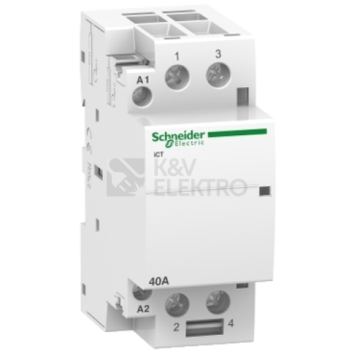 Stykač instalační ICT 40A 2NO 220/240V AC 50Hz