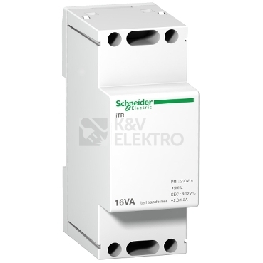 Obrázek produktu Zvonkový transformátor Schneider Electric Acti9 iTR 16VA 230V/8-12VAC A9A15212 0