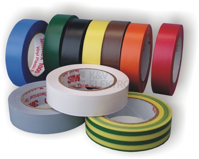 Obrázek produktu Izolační páska 3M TEMFLEX 1300 15mm x 10m sada barev (duha) 0