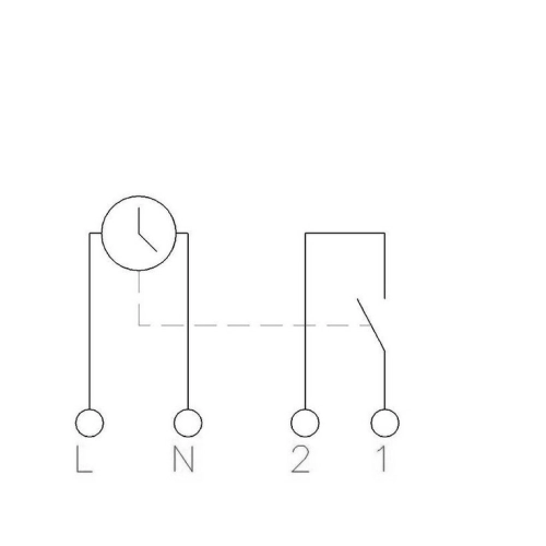 Spínací hodiny analogové EATON TSQD1NO 167388 denní (obrázek 3)