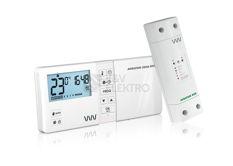 Obrázek produktu Termostat AURATON 2030 RTH bezdrátový 0