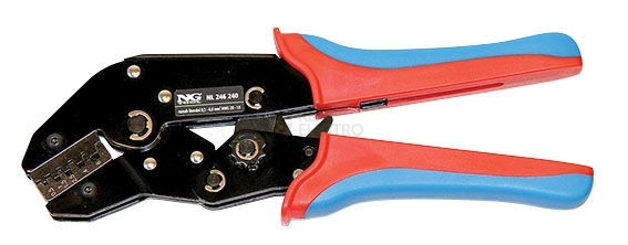 Obrázek produktu Lisovací/krimpovací kleště 0,5-6mm2 lisování dutinek NL 246 240 0