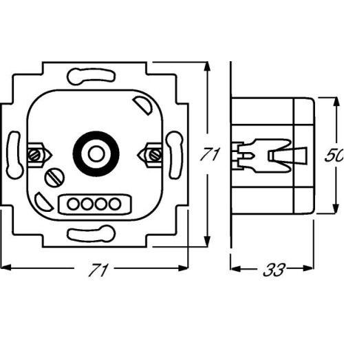 ABB stmívač otočný DALI (2117/11 U-500) 6599-0-2988 (2CKA006599A2988)