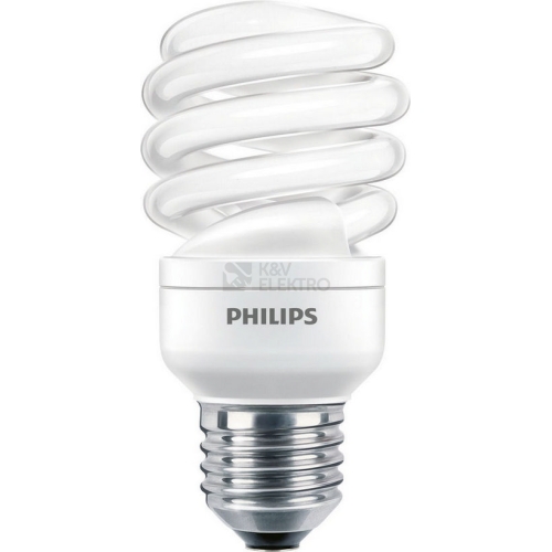 Úsporná žárovka Philips ECONOMY TWISTER 15W CDL E27 studená bílá 6500K