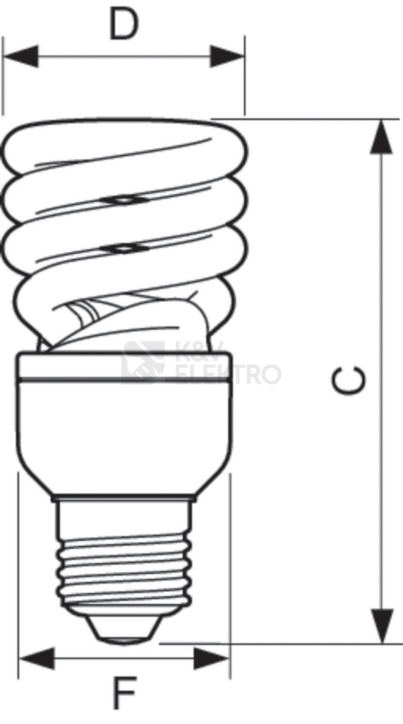 Obrázek produktu Úsporná žárovka Philips ECONOMY TWISTER 15W CDL E27 studená bílá 6500K 1