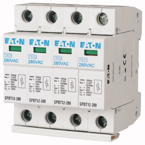 Levně Svodič přepětí B+C EATON SPBT12-280/4 158331