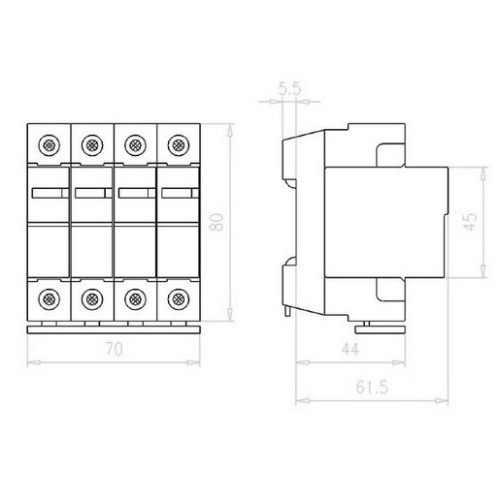 Svodič přepětí B+C EATON SPBT12-280/4 158331