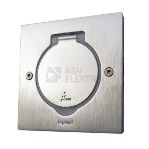 Kryt Legrand 89700 PLATINUM IP44 2M nerez čtverec