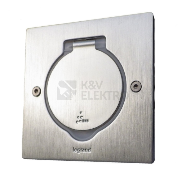Obrázek produktu  Kryt Legrand 89700 PLATINUM IP44 2M nerez čtverec 0