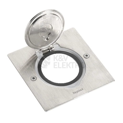 Obrázek produktu Kryt Legrand 89700 PLATINUM IP44 2M nerez čtverec 1