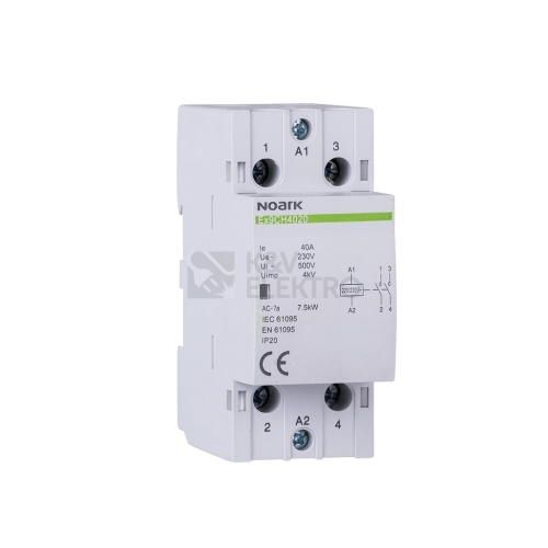 Instalační stykač NOARK Ex9CH40 20 220/230V 50/60Hz 40A 2NO 102416