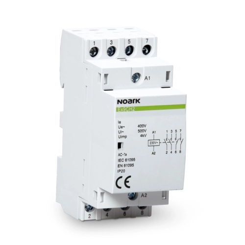 Instalační stykač NOARK Ex9CH25 22 220/230V 50/60Hz 25A 2NC+2NO 102414