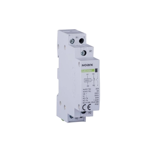 Instalační stykač NOARK Ex9CH20 11 220/230V 50/60 Hz 20A 1NC+1NO 102402