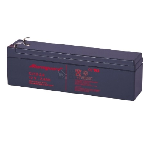 Olověný akumulátor Alarmguard SA214-2.6 12V 2,6Ah