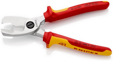Kabelové nůžky Knipex 95 16 200 do VDE 1000V 200mm do průměru 20mm nebo 70mm2 (obrázek 5)