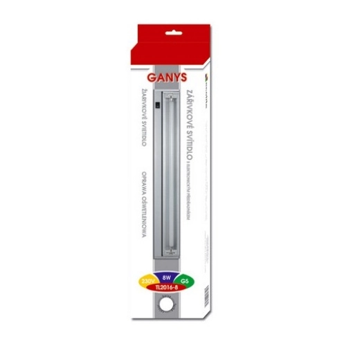 Zářivkové svítidlo Ecolite GANYS TL2016-08 stříbrné 1x8W 36cm (obrázek 6)