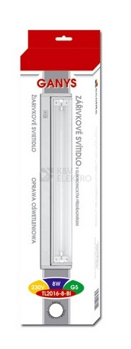 Obrázek produktu  Zářivkové svítidlo Ecolite GANYS TL2016-08/BI bílé 1x8W 36cm 1