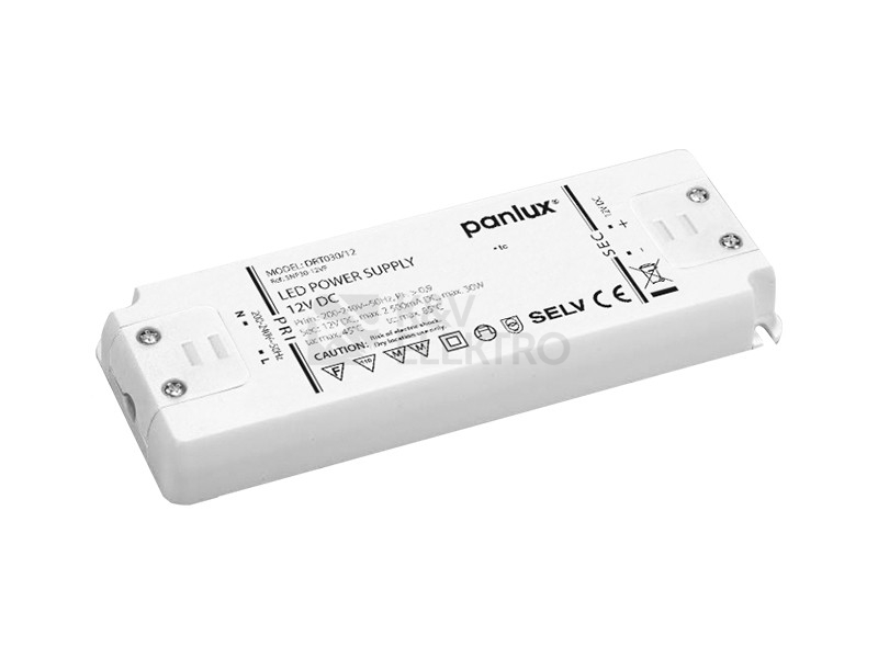 Obrázek produktu LED napájecí zdroj Panlux DRT030/12 30W 12VDC 0