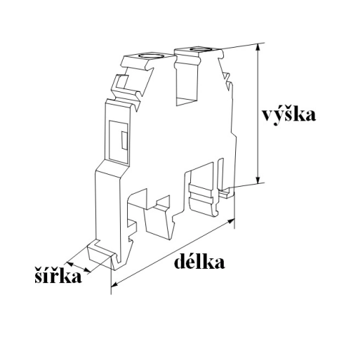 Svorka Elektro Bečov RSA 10 A bílá A151111 (obrázek 2)