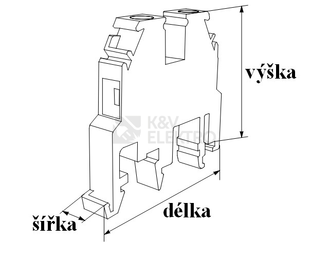 Obrázek produktu Svorka Elektro Bečov RSA 10 A bílá A151111 1