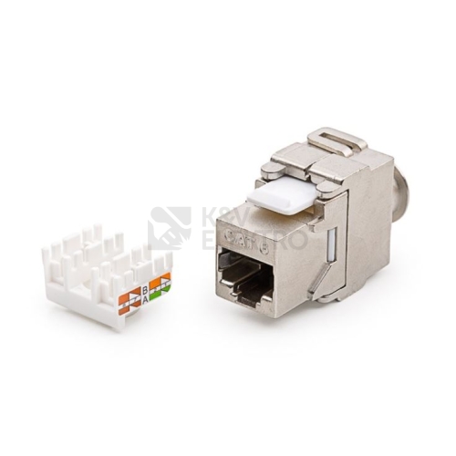  Konektor keystone Keline KEJ-C6-S-TL RJ45 Cat.6 STP beznástrojový