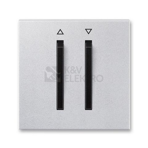 ABB Neo Tech kryt vypínače žaluziového s dvěma páčkami s potiskem titanová/onyx 3559M-A00662 72