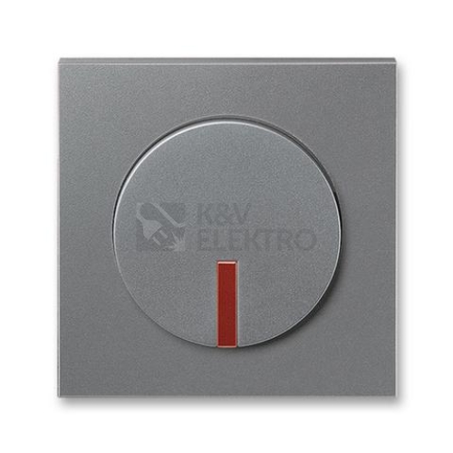 ABB Neo Tech kryt stmívače s krátkocestným ovladačem ocelová/teracotta 3299M-A00100 71
