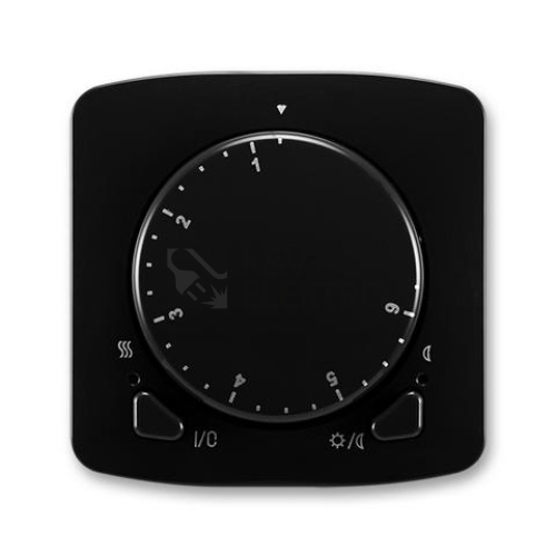 ABB Tango termostat otočný 3292A-A10101 N černá