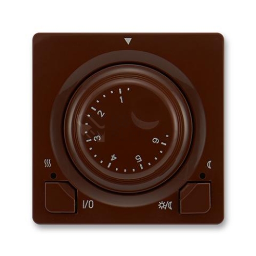 ABB Swing (L) termostat otočný 3292G-A10101 H1 hnědá