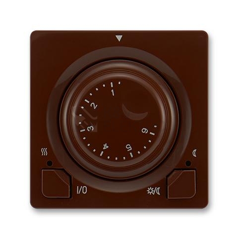 Obrázek produktu ABB Swing (L) termostat otočný 3292G-A10101 H1 hnědá 0