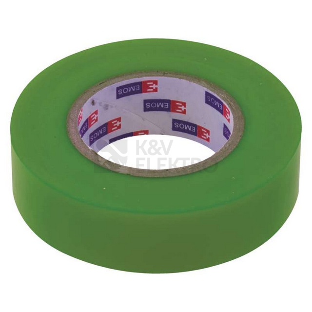 Obrázek produktu Izolační páska EMOS F61929 19mm x 20m zelená 1