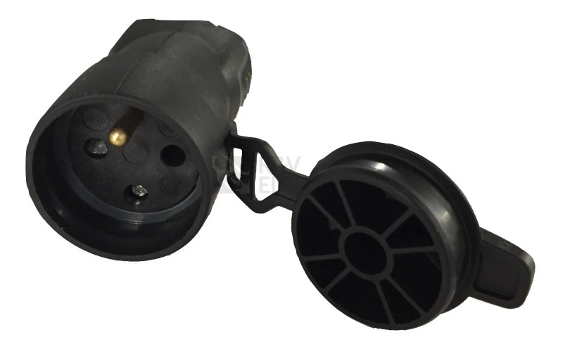 Obrázek produktu Legrand spojka/zásuvka 16A/250V gumová s víčkem IP44 50447 1