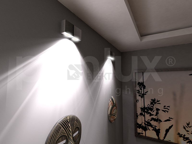Obrázek produktu  Dekorativní svítidlo LED Panlux VARIO V2/BT 2x3W 700mA černo-stříbrná 1