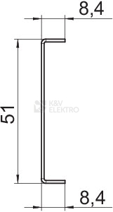 Obrázek produktu Přepážka OBO GA-TW70 6279711 1