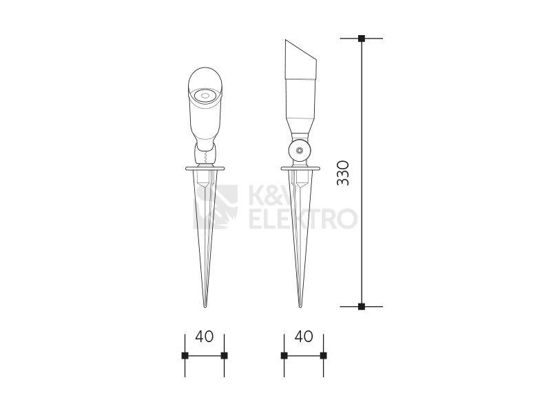 Obrázek produktu Zahradní svítidlo OKO P studená bílá Panlux OKP-1LED/S 3