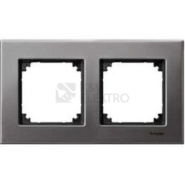Obrázek produktu Schneider Electric Merten M-Elegance dvojrámeček Rhodium šedá MTN403214 0