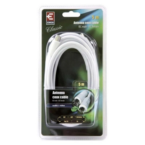 Anténní koaxiální kabel EMOS SB3005 5m rovné koncovky (obrázek 3)