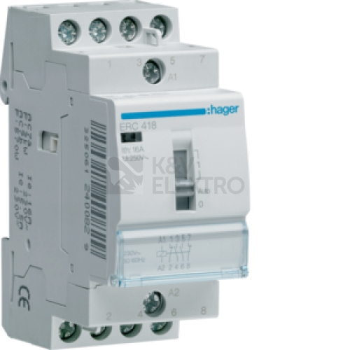 INST. STYKAC ERC418 16A/230V 2NO+2NC