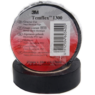 Obrázek produktu Izolační páska 3M TEMFLEX 1300 15mm x 10m černá 0