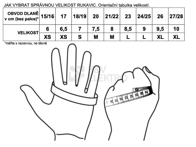 Obrázek produktu  Pracovní rukavice CXS ASTAR lícová kůže velikost 10 2