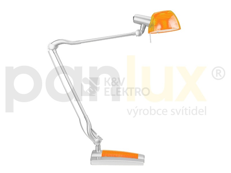 Obrázek produktu Stolní lampička PANLUX GINEVRA DUO oranžová Panlux STG2/O 1