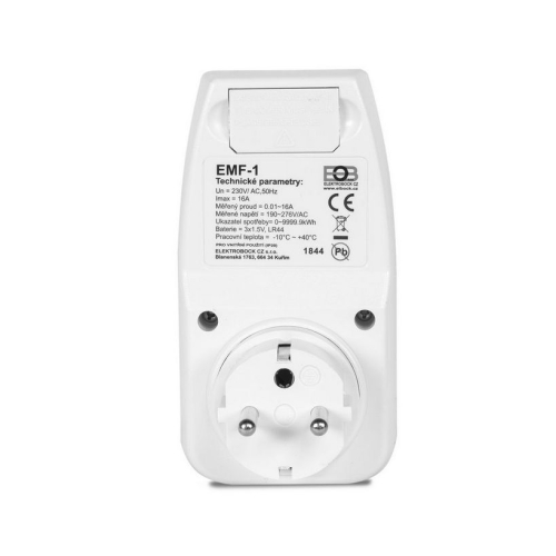 Měřič spotřeby energie ELEKTROBOCK EMF-1 (obrázek 4)
