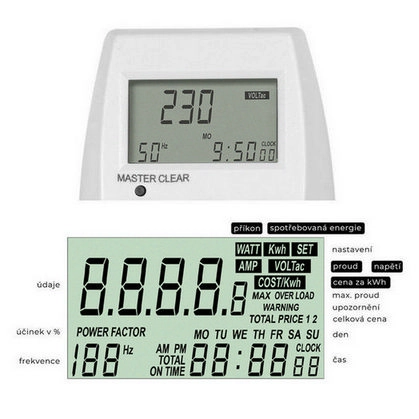 Měřič spotřeby energie ELEKTROBOCK EMF-1 (obrázek 7)