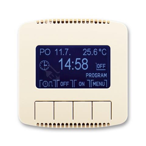 ABB Tango hodiny spínací programovatelné (ovládací jednotka) slonová kost 3292A-A20301 C